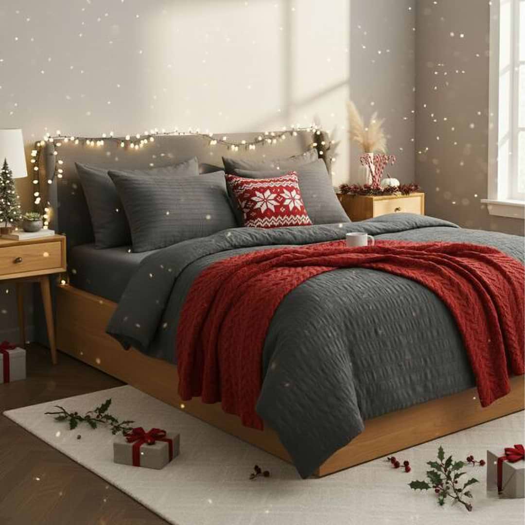 Комплект постельного белья IDEIA полуторный Cloud Dream жатка (8-36028*003)
